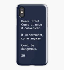 Sherlock Messages - 7 iPhone Case