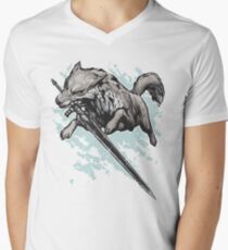 The Swordswolf Men's V-Neck T-Shirt