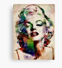 Marilyn Monroe Urban Art Canvas Print
