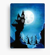 Witch Sisters Journey Home Canvas Print