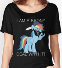 Camiseta ancha Rainbow Dash Brony