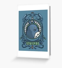 Forest Spirit Nouveau Greeting Card