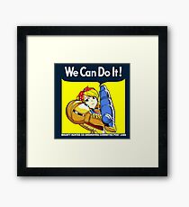 We can do it! Framed Print