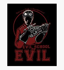 Dr. Horrible's Evil School of Evil Photographic Print