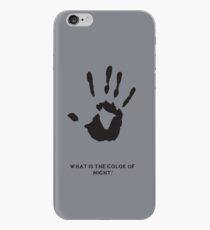 Dark Brotherhood: What is the color of night? iPhone Case
