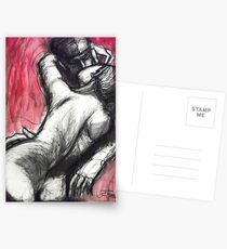 Lovers - The Kiss3 -Rodin Postcards
