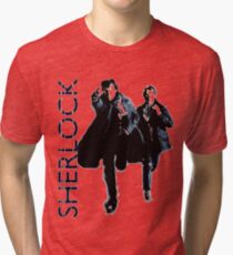Sherlock Holmes and Doctor Watson! Tri-blend T-Shirt