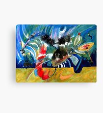 Insects and Birds Canvas Print