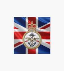 British Armed Forces Emblem 3D Art Board
