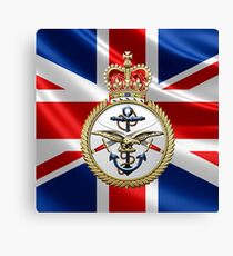 British Armed Forces Emblem 3D Canvas Print