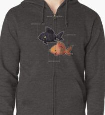 Anatomy of a Goldfish Zipped Hoodie