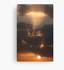 sunrays Canvas Print