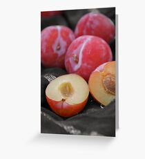 Plums Greeting Card