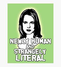 ANYA JENKINS: newly human, strangely literal Photographic Print