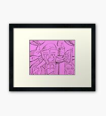 holding Framed Print