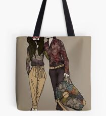 Dollhouse Couple Tote Bag