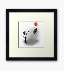 Little Black Rain Cloud Framed Print