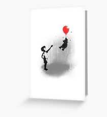 Little Black Rain Cloud Greeting Card