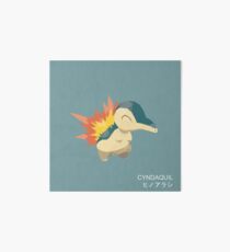 Cyndaquil Low Poly Art Board