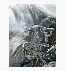 Glassy Rocks Photographic Print