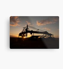 Farina Grader Metal Print