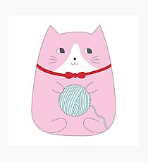 YARN KITTY Photographic Print