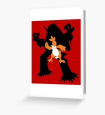Torchic - Combusken - Blaziken Greeting Card
