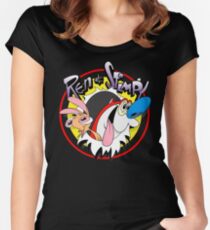 Ren & Stimpy Women's Fitted Scoop T-Shirt