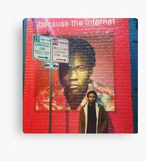 Because The Internet Canvas Print