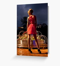 Night Flower Greeting Card