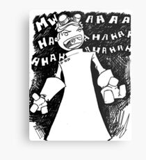 Doctor Horrible - Transparent Evil Laugh Metal Print