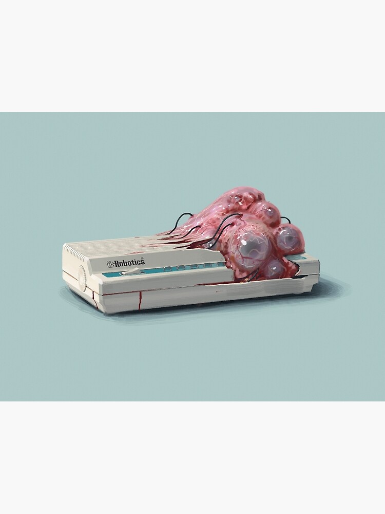 Things From The Flood - Modem by simonstalenhag