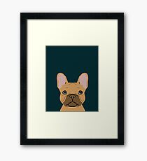 Willow - French Bulldog phone case art design for dog lovers and dog people Framed Print