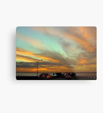 Sunset Over Old Tampa Bay Metal Print