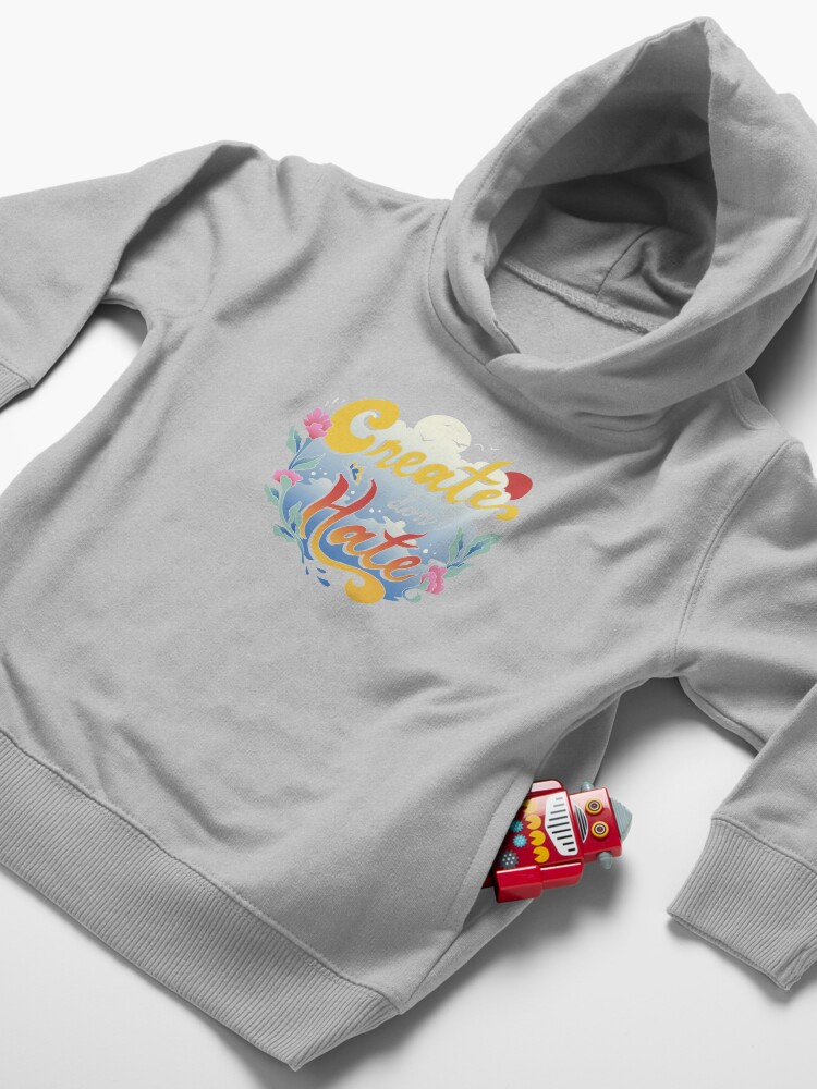 Alternate view of Create Don't Hate Toddler Pullover Hoodie