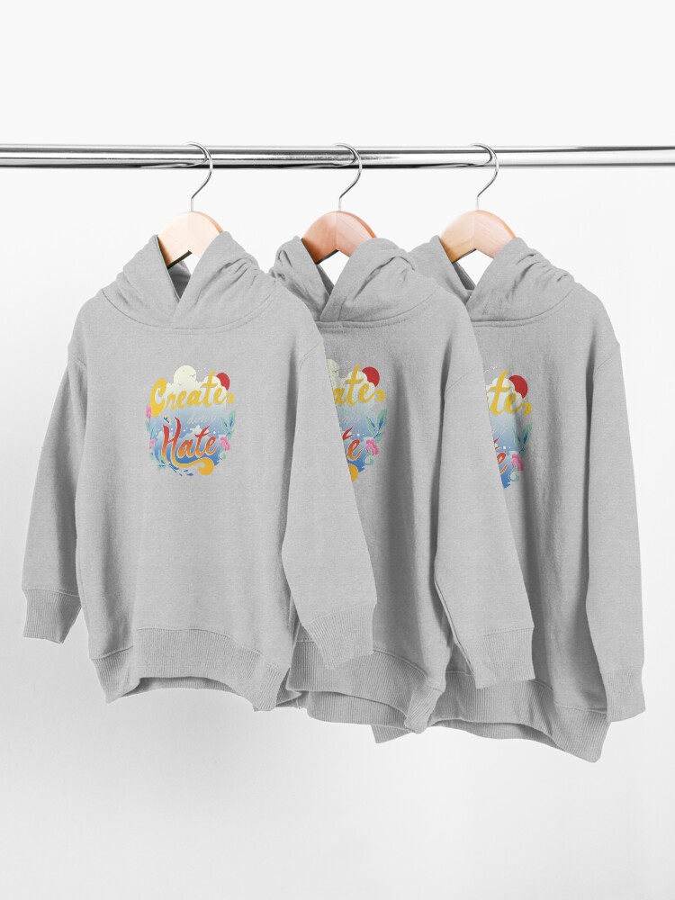 Alternate view of Create Don't Hate Toddler Pullover Hoodie