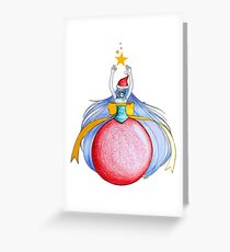 Christmas ball Princess Greeting Card