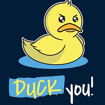 Essential T-Shirt for Sale mit Ente weg. Der „Duck You“-Mittelfinger. von  HalfCat
