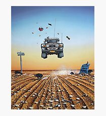 Are We There Yet?! Moonie. Photographic Print