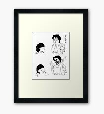 Shintaro – Peek-a-boo Framed Print