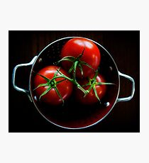 Homegrown Tomatoes Photographic Print