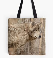 Wolf in Camo Tote Bag
