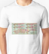 Camiseta unisex Vintage NYC Political Ward Map (1870)