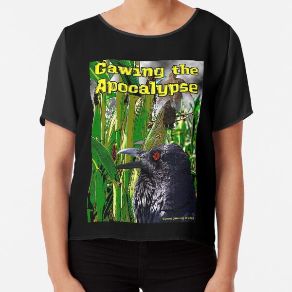 Cawing the Apocalypse Chiffon Top