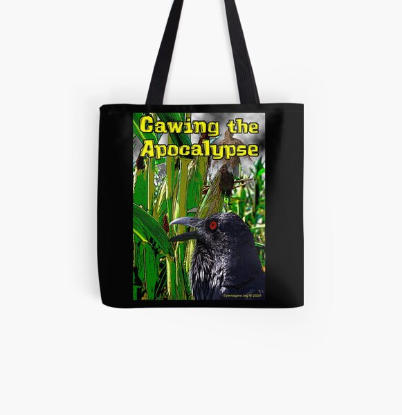 Cawing the Apocalypse All Over Print Tote Bag