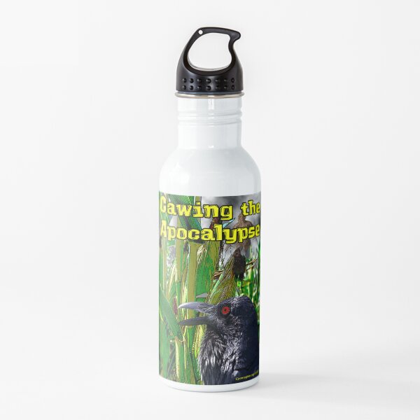 Cawing the Apocalypse Water Bottle