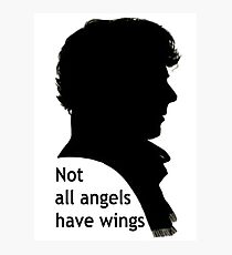 Not All Angels Have Wings - BBC Sherlock Photographic Print
