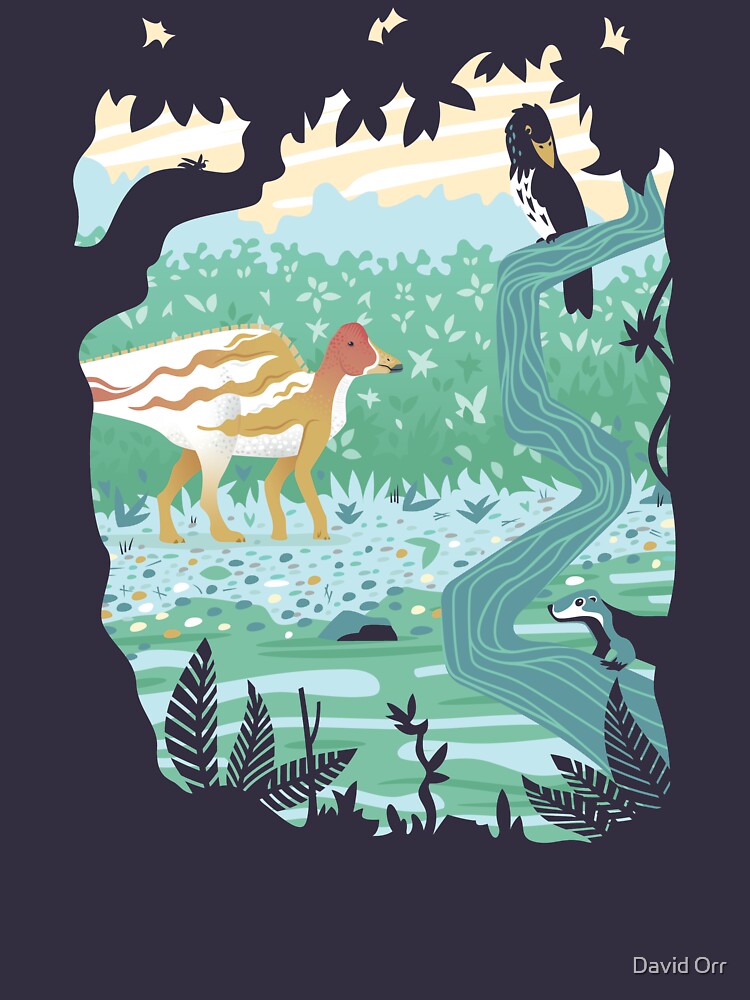 Hypacrosaurus takes a stroll by anatotitan