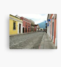 Antigua streetscape Canvas Print