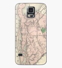 Vintage Gravesend and Coney Island Map (1873) Case/Skin for Samsung Galaxy